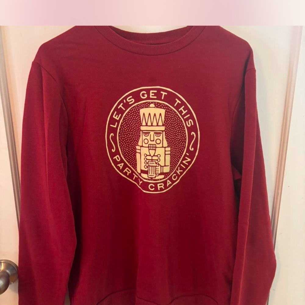 Red Graphic Sweatshirt